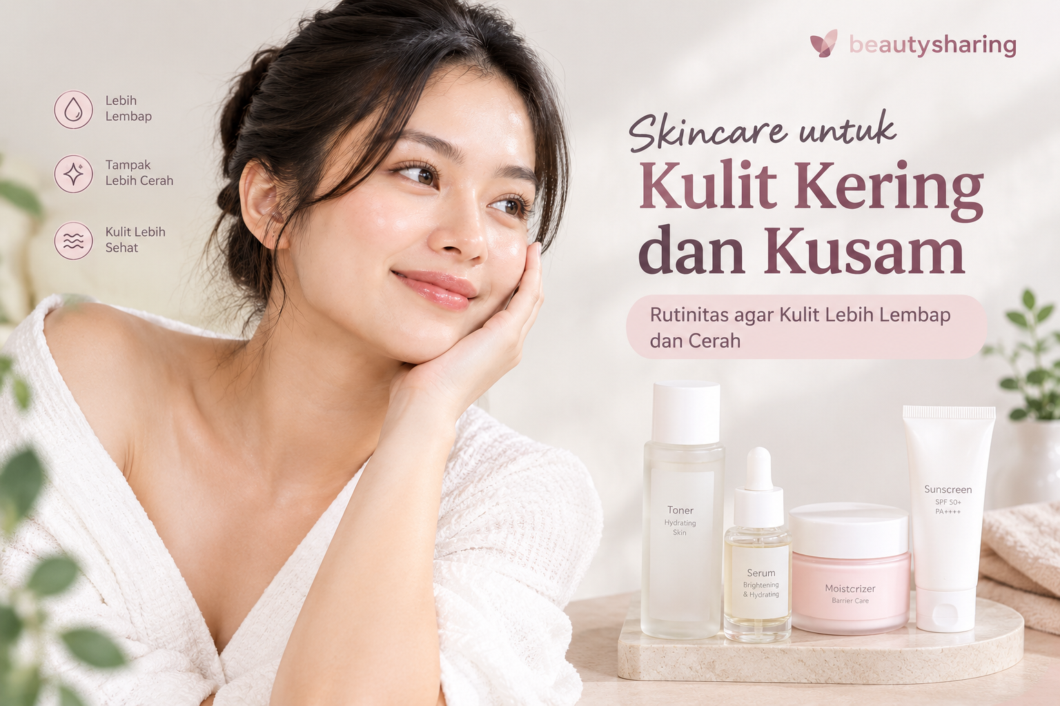 Skincare untuk kulit kering dan kusam