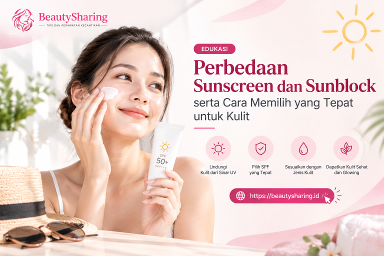 perbedaan sunscreen dan sunblock